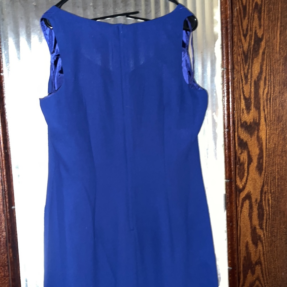 Special Occasion Long Dark Royal Blue Dress - Picture 5 of 5
